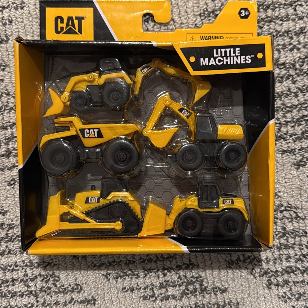CAT Little Machines Toy Set - Yellow and Black